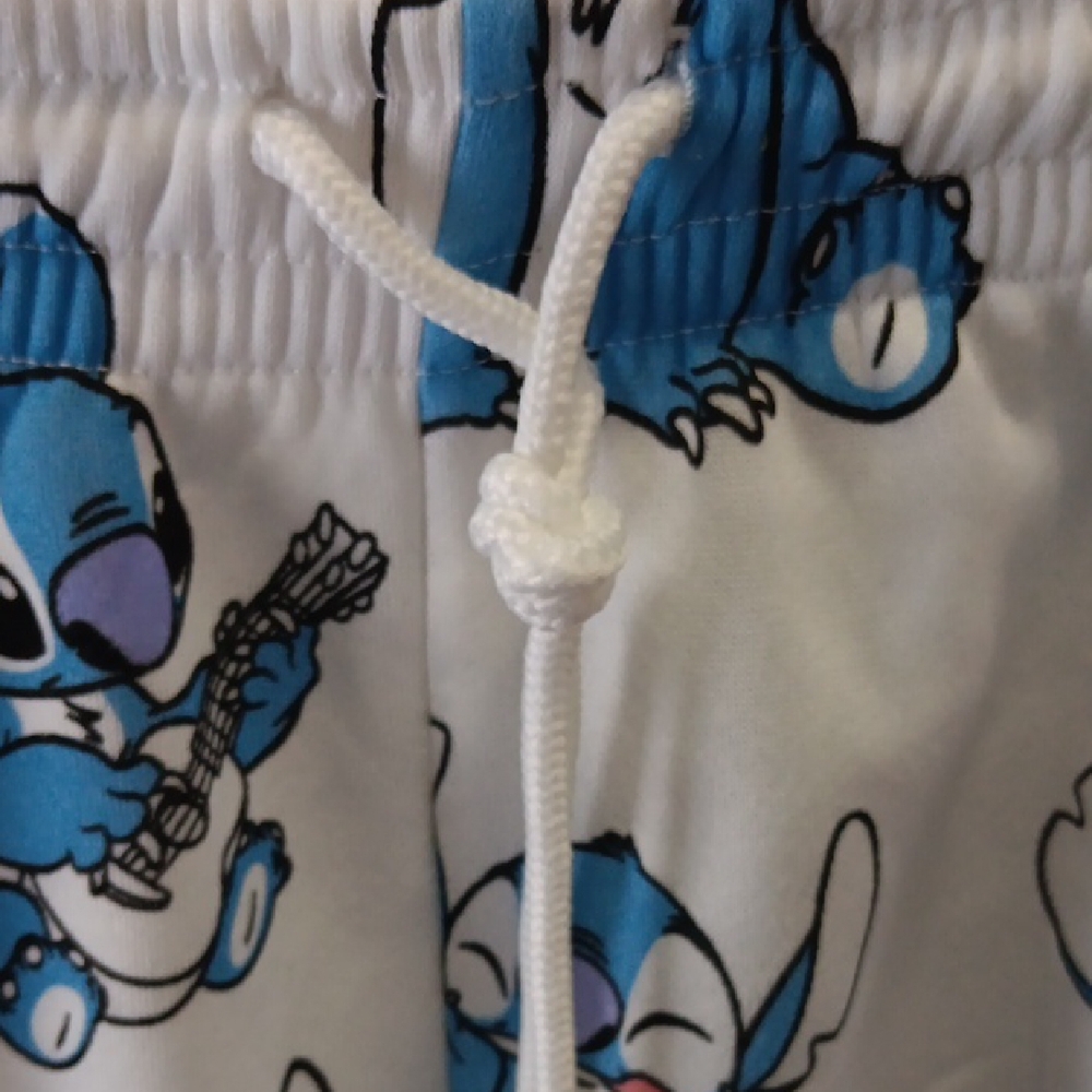 Disney White and Blue Stitch Joggers NWT - Picture 3 of 5